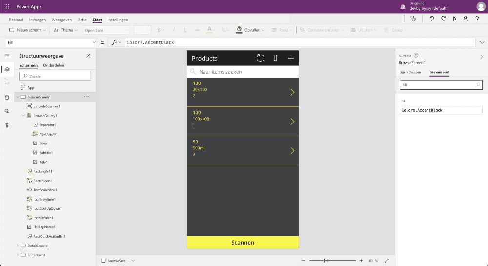 How To Make Re-usable Colors In Microsoft Canvas Power Apps