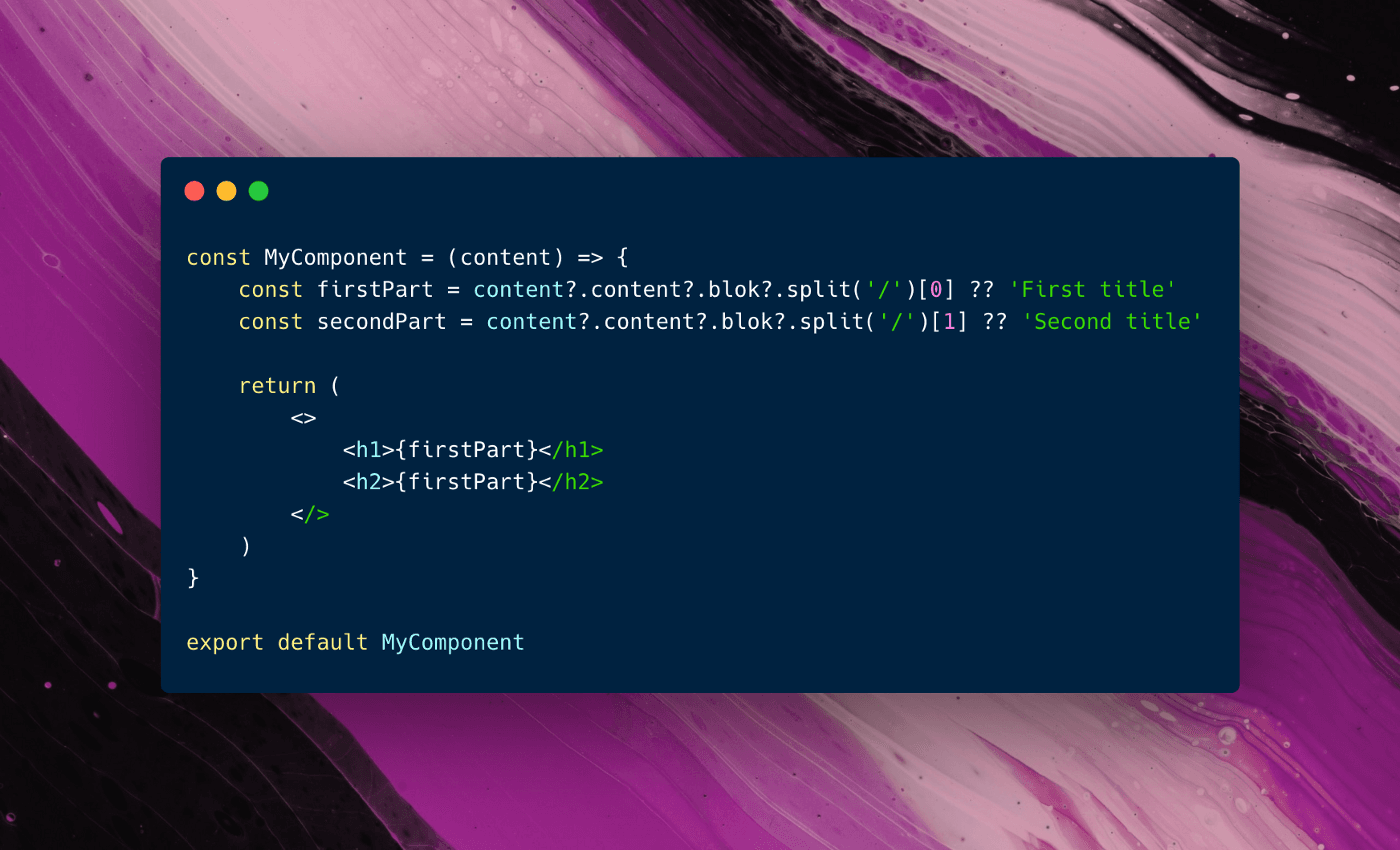 How To Improve React Components With Optional Chaining