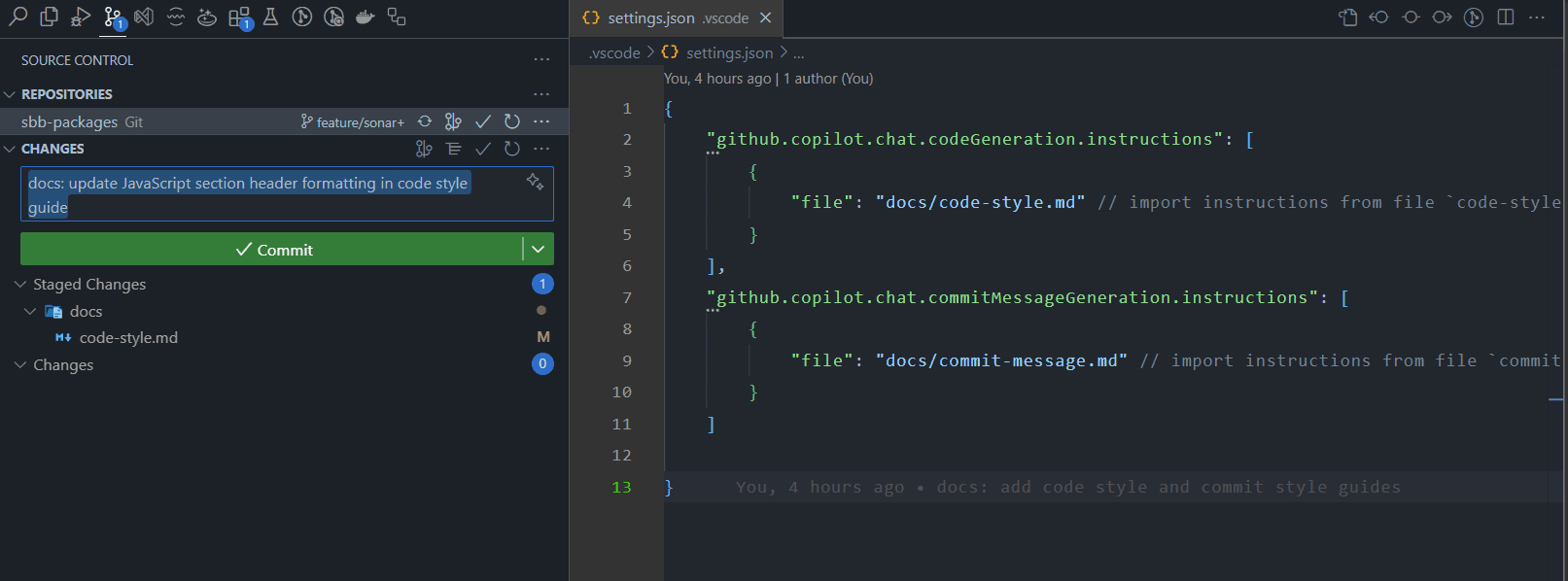 Save Hours By Giving GitHub Copilot Custom Instructions for Code and Commit Generation 💡🤖